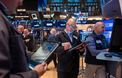 Фондовые индексы США упали на фоне проблем в финансовом секторе