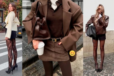 4 стильных способа обновить осенний образ с помощью колготок